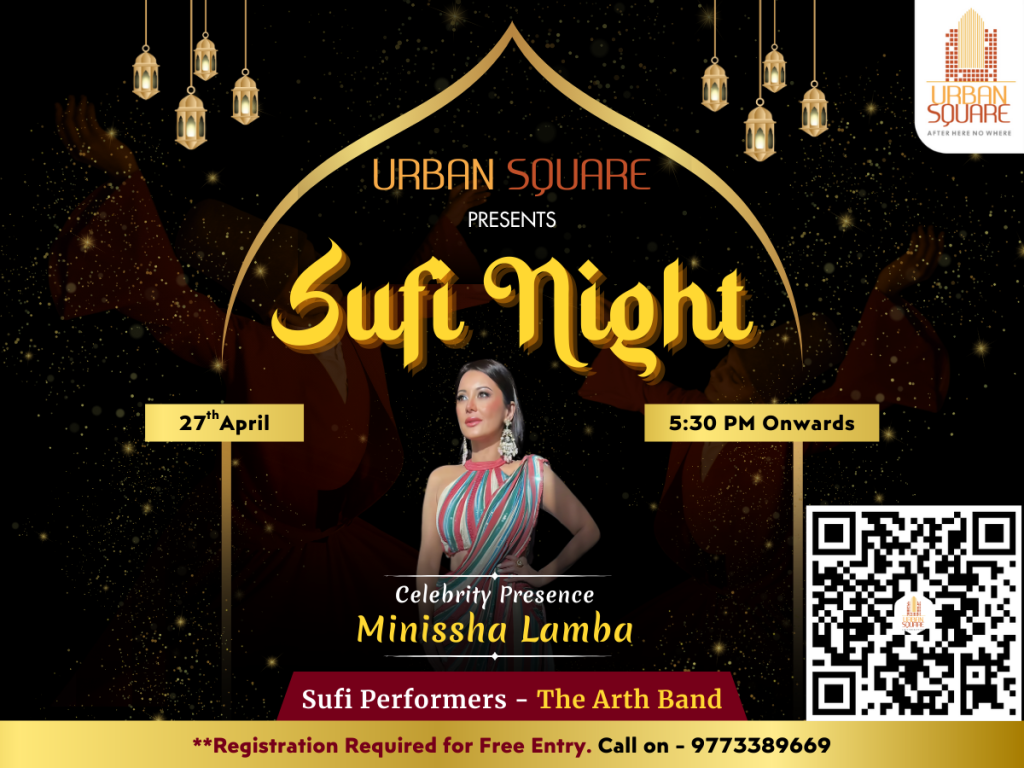 Sufi night event post - Urban Square Mall Udaipur