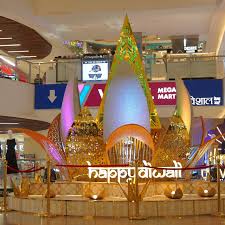 diwali decor - Urban Square Mall Udaipur