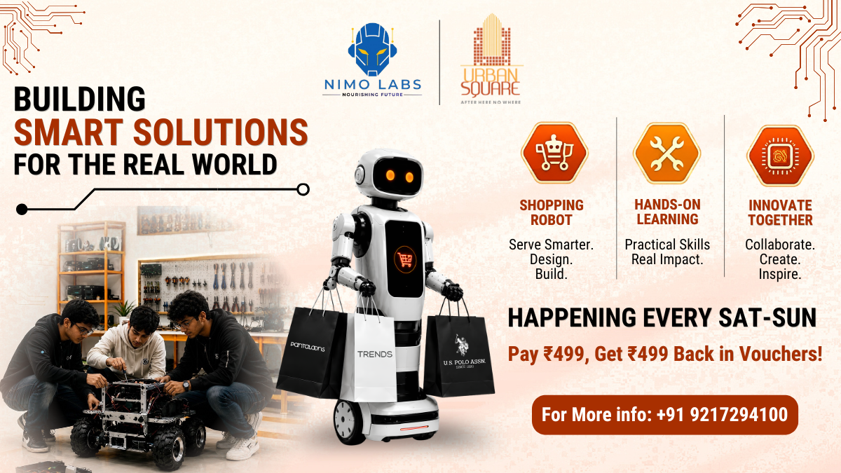 Robotics Camp for Kids at Urban Square Mall Udaipur
