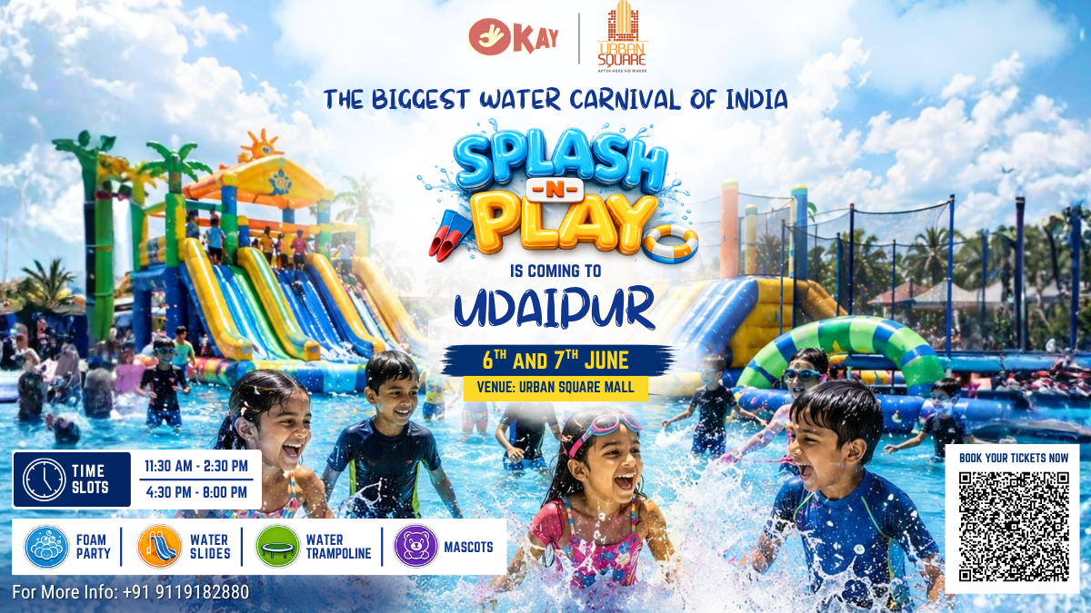 India’s Biggest Water Carnival, Splash N Play in Udaipur